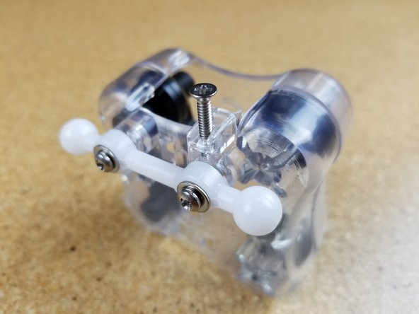 Install the 4/40 3/4&quot; flat head machine screw