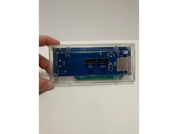 The smaller (#4 Sheet Metal Screw) will be used on the four outtermost corners of the enclosure. These screws will go through the Back Cover Piece, Controller and then self tap into the Front Cover Piece.