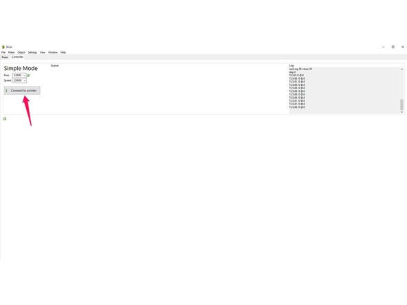 Click on Connect Printer to connect