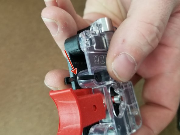 First you will want to cut and remove the zip tie holding together the ezr struder as shown in Pic 2.  Discard the zip tie.