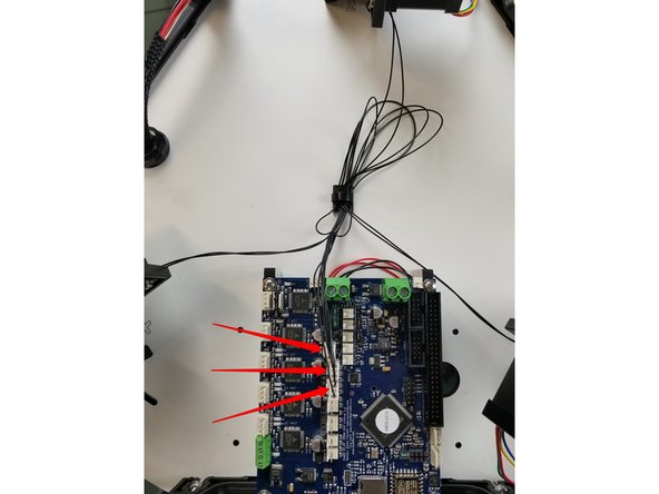 We will begin with the end-stop switches. You will need to install three pin KK terminal housings on each set of end stop wires. The wires will install in terminals 1 &amp; 3.