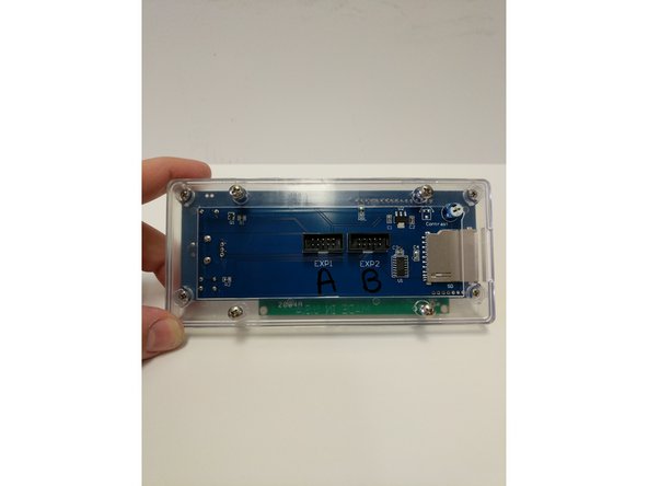 Tighten the (4) screws.