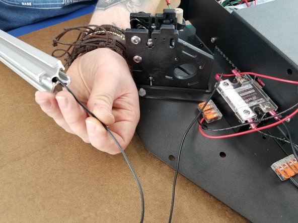 This step we will use the last remaining aluminum extrusion tower.