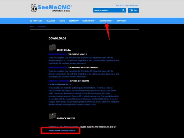 Download: Rostock Max v2 User Manual