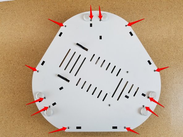 Install the 3 side panels with the smooth side facing OUT, as shown in the photo.