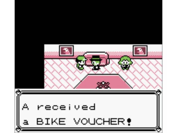Dig back to Cerulean and get the Bicycle from the bike shop.