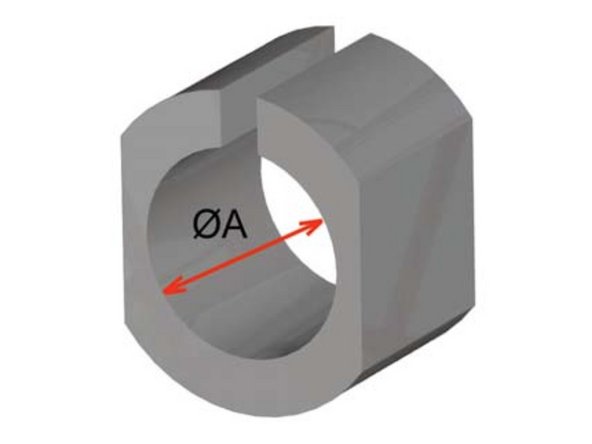 
Os rolamentos devem ser desmontados com o dispositivo mostrado &agrave; direita (manga de fixa&ccedil;&atilde;o) enquanto fixados em um torno.
