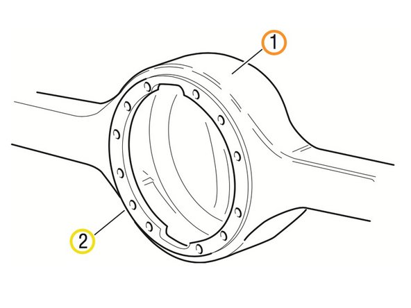 1 - Alojamento do eixo