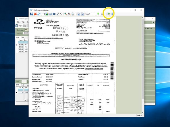 Clicking on the attachment will automatically open the attachment in Viewpoint's custom document viewer.  That document viewer program is not conducive for viewing documents.  Click on the eye glass to open the program in your default file viewer, either PDF or Bluebeam