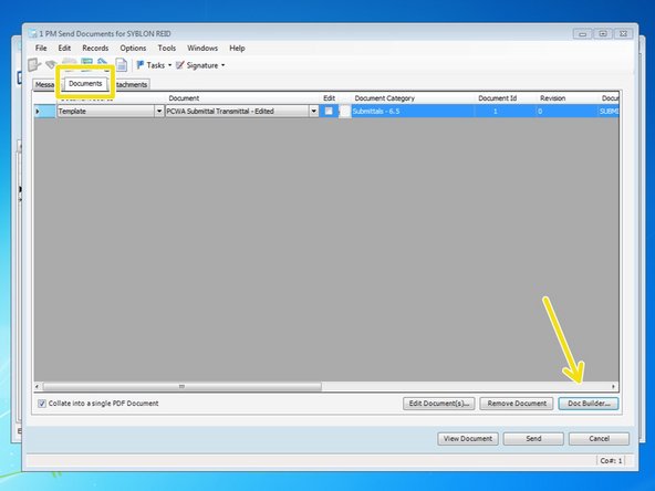 If you have multiple attachments, you can rearrange them in the Doc Builder to put them in the order you want them in.
