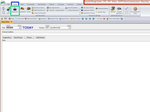 Adding/Searching employees to your job