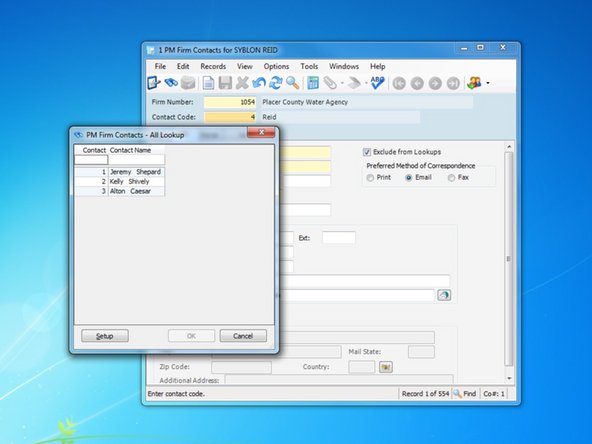 If you do not see your contact listed yet, you can use the next available number