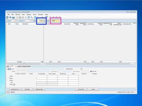 The date will automatically insert the current day's date.  You can change by typing in a different date or selecting the calendar ion and choosing the day.