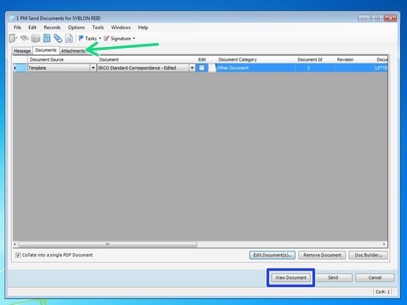 Note that once you make edits to a document, the document name will now say "Edited" to show you that changes to the original have been made.