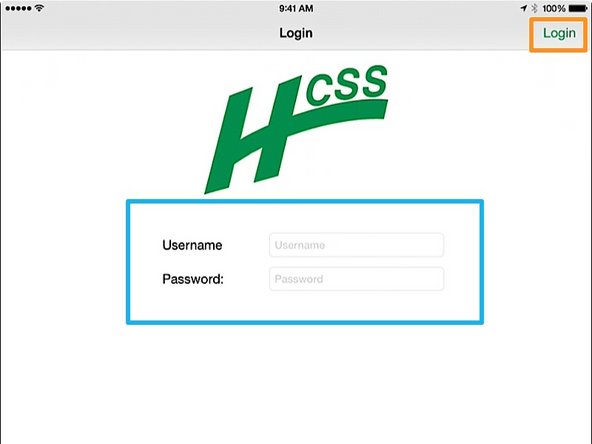 Enter in your Username and Password