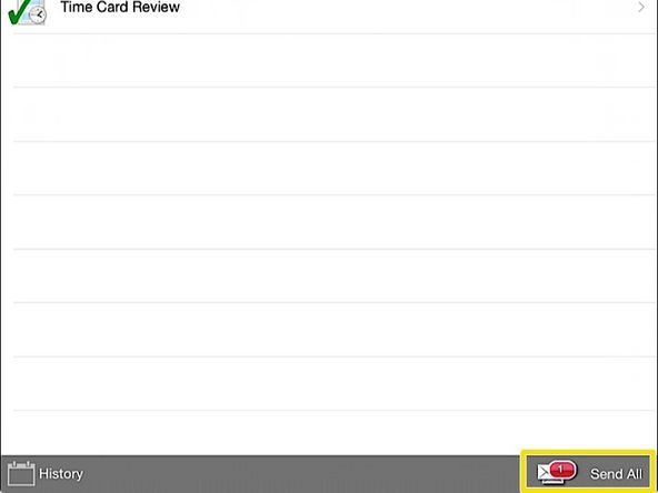 If you elect to NOT send your changes, you will notice a red bubble with the number of unsent changes for your job in the lower right corner.  At any point, you can press Send All to send off all of your unsent changes.