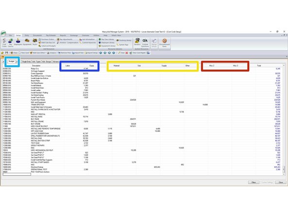 If you have a Forward priced change order, you can impute the rest of the budget for the new phase code under budget.  Just click on this tab.