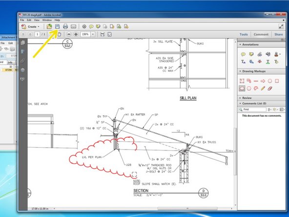 Opening a PDF attachment in Acrobat will allow you to make any edits that are available to you in Acrobat.  You can cloud items, add/delete pages, highlight, or add text.
