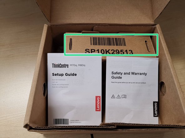 Open the accessories box.