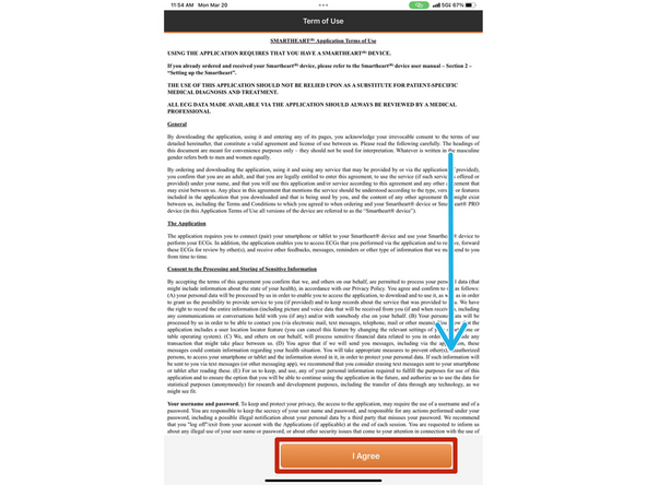 Review the Terms of Use: