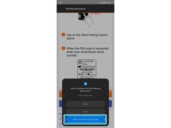 App requires permission to function properly.
