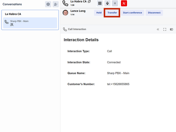 Your patient will be put on hold while you consult with the 3rd party.