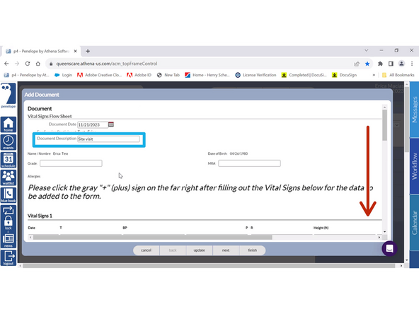 Document Description: Site Visit