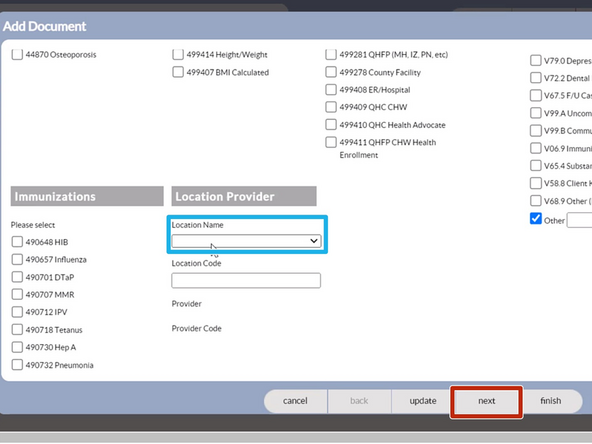 Under Location Provider: