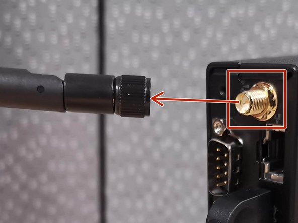 Pull the Wi-Fi Antenna out of the jack