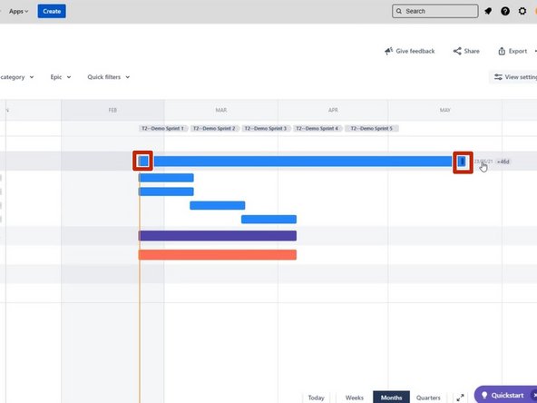 To adjust the length of a Story: