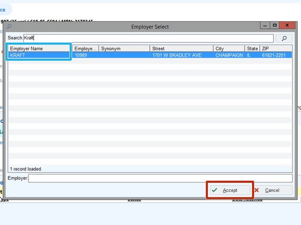 Click the Search Magnifying Glass