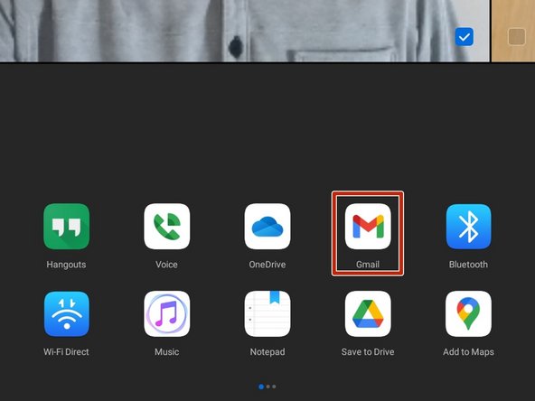 Tap Gmail