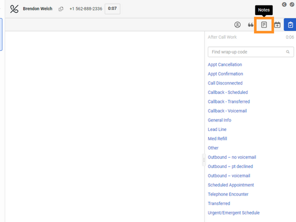 When a Disposition is required, a RED dot will appear on the Agent Workspace icon.