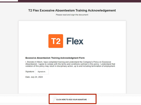 Review the document: