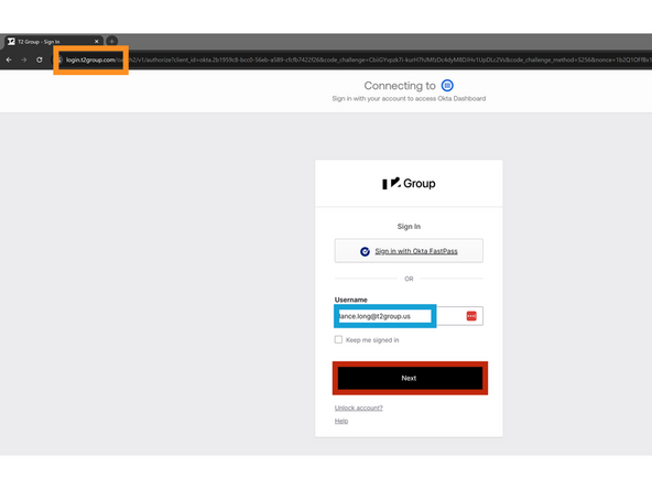 Go to login.t2group.com
