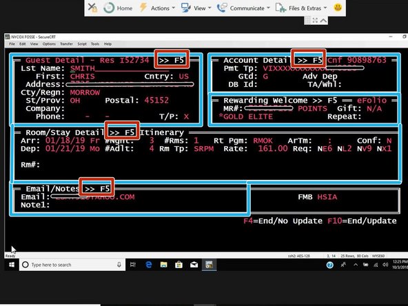 Pressing ENTER on your keyboard will move the cursor to the next field.
