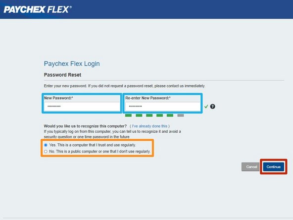 Choose if you want your computer to be recognized, avoiding the verification code requirement the next time you login. 