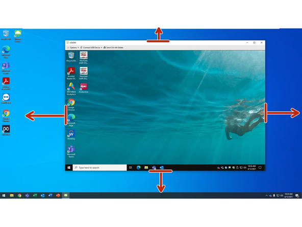 With the Virtual Desktop Wallpaper different from your T2 Desktop, it will be easier to identify which one you're using.