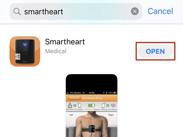 Once SmartHeart® is installed: