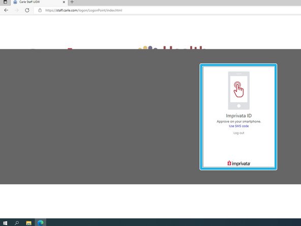 When prompted to Approve on your Smartphone