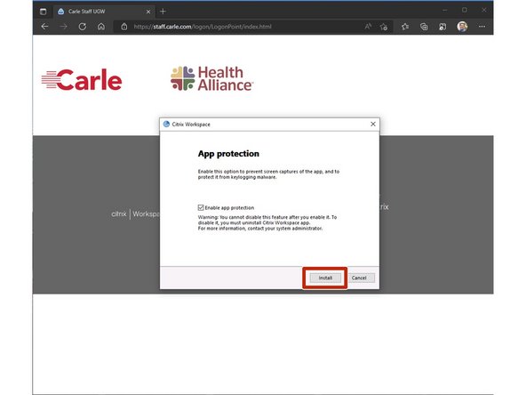 Accept the terms and conditions
