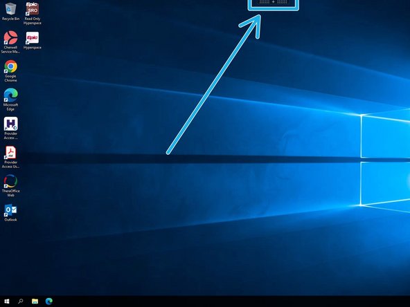 To minimize and modify the virtual desktop window, an auto hiding toolbar is utilized.