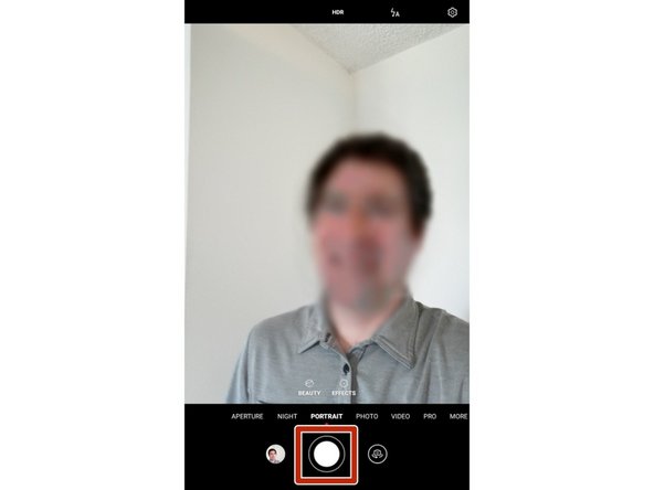 For the best results, be in a well lit room without anything &quot;busy&quot; in the background, and position the Selfie camera at your eye level.