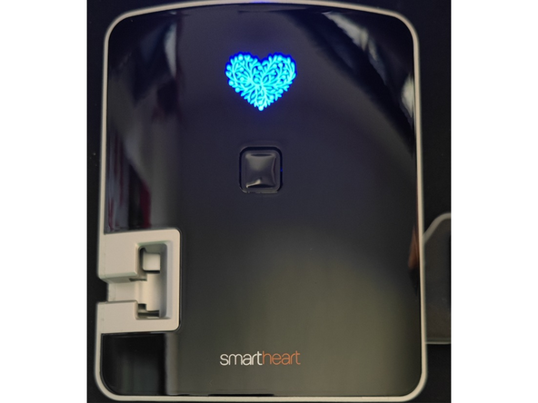 Once you have added moisture, positioned the electrodes, are sitting comfortably and leaning slightly back in your chair with your feet flat on the ground: