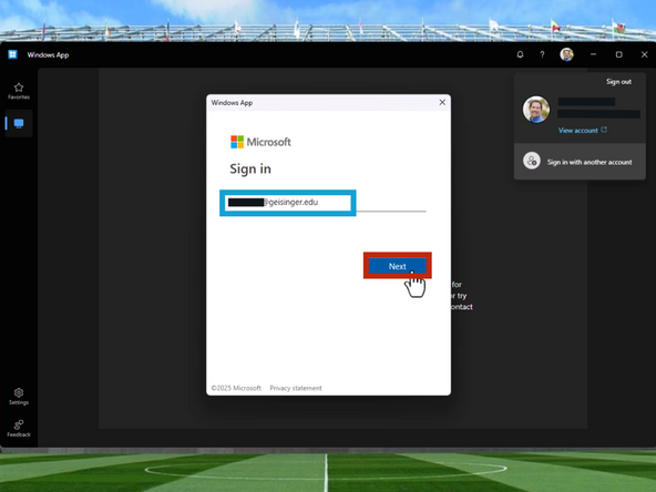 Enter your Geisinger Email