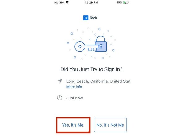 Check your mobile device for a notification from Okta Verify.