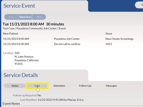 Service Units are used to track the services provided during the visit. 