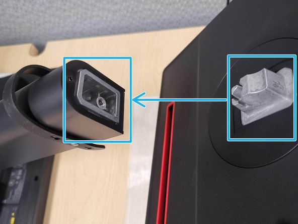 Line-up the Arm with the Base