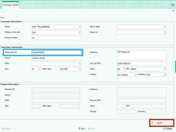 If the patient is unsure of the information, ask them to provide all of the codes or numbers and the descriptions to help you.