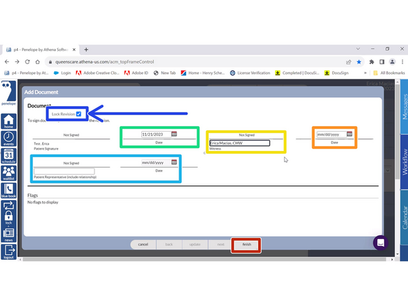 Ensure Lock Revision is checked
